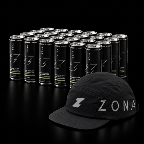 24 latas ZONA Citrus y ZONA Cap negro